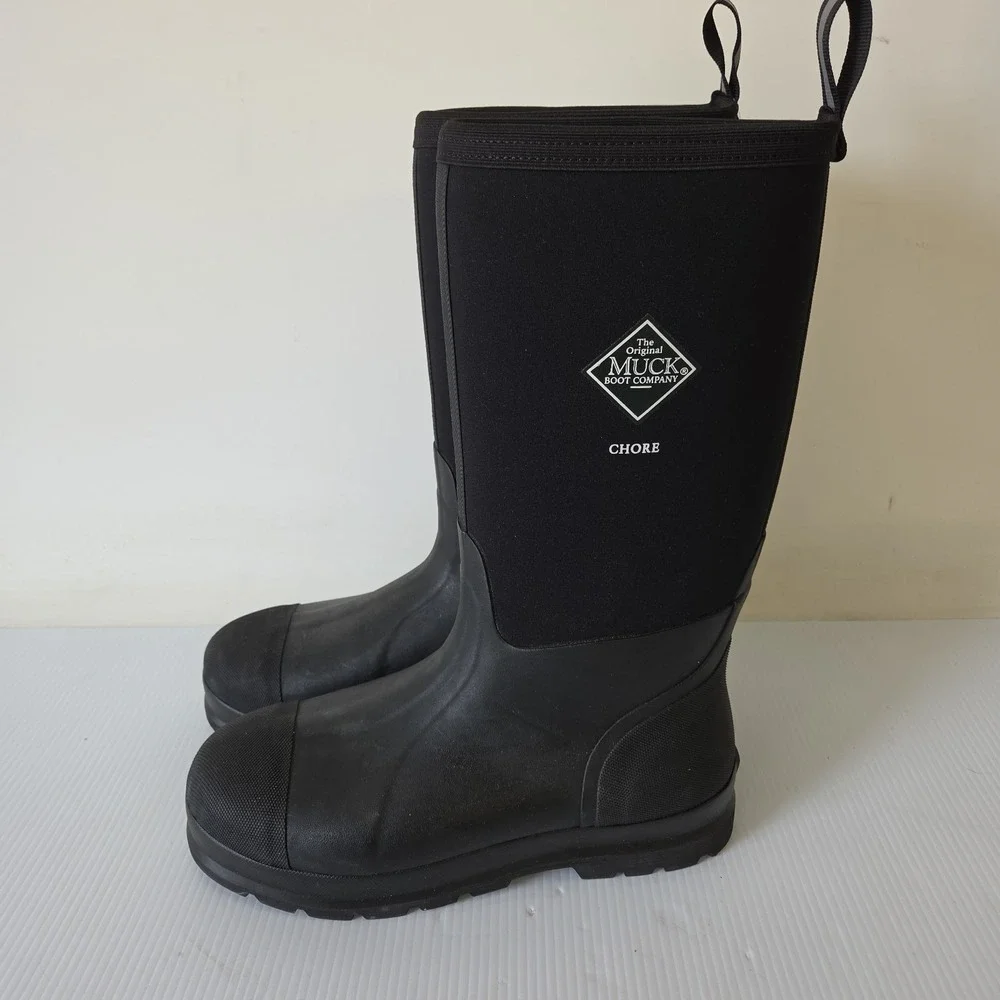 MEN'S MUCK BOOTS MEN'S CHORE CLASSIC TALL ST BOOT WORK BOOTS Size 12